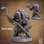 Jadeshell Turtlekin Warrior (Base Sculpt C)
