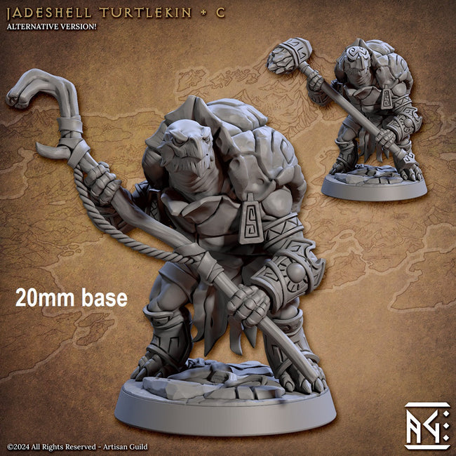Jadeshell Turtlekin Warrior (Base Sculpt C) Hover Image