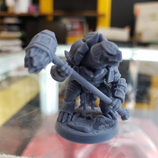 Jadeshell Turtlekin Warrior (Base Sculpt C)