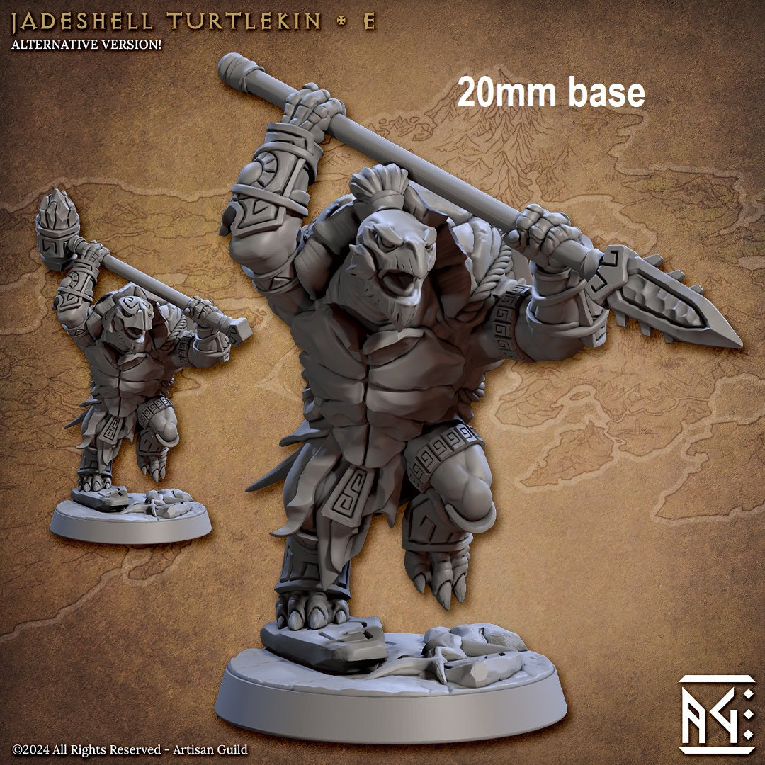 Jadeshell Turtlekin Warrior (Base Sculpt E) Main image