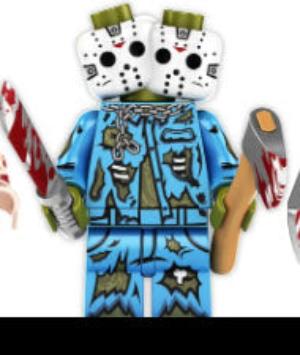 Hockey Mask Slasher Custom Minifig Main image