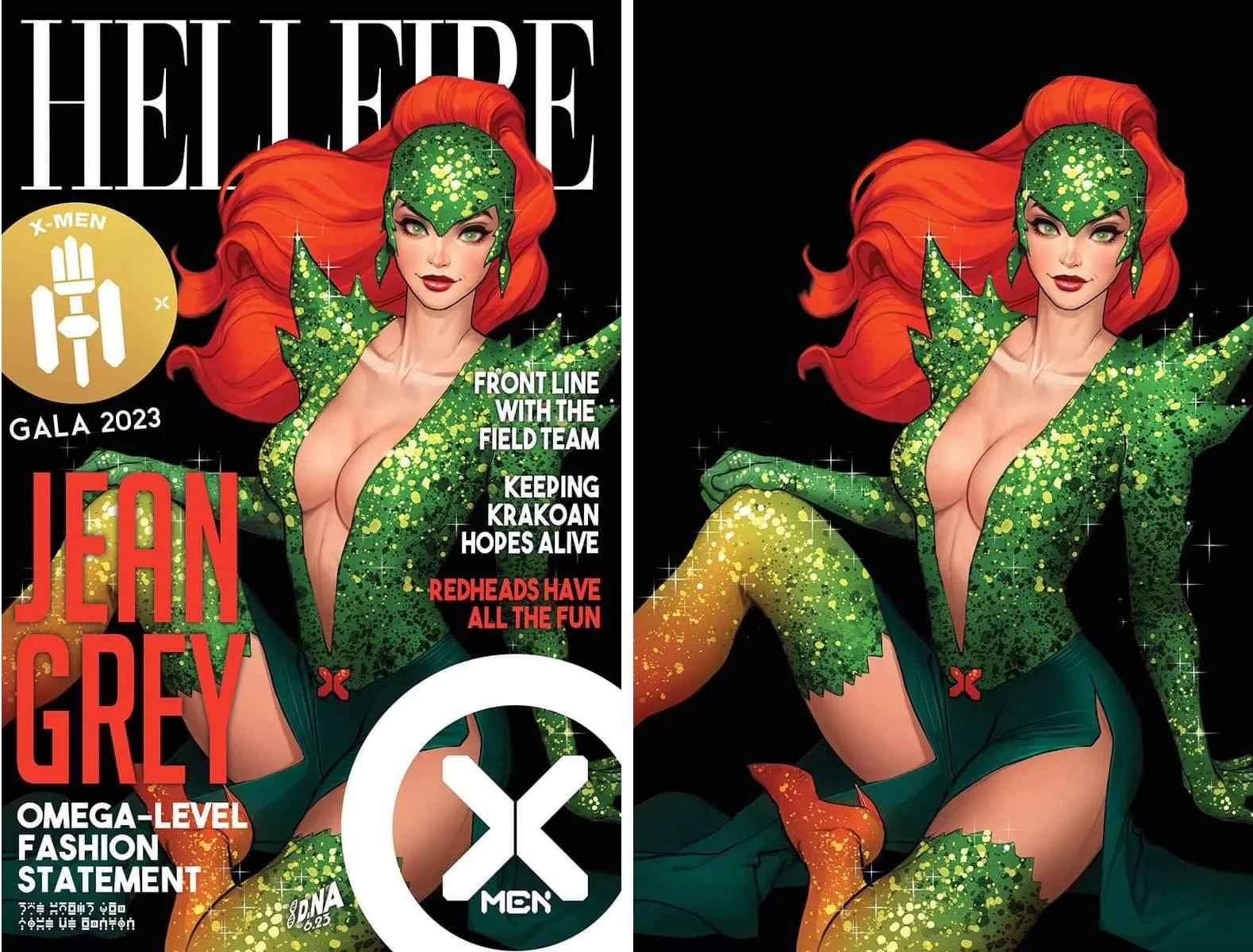 JEAN GREY #1 (DAVID NAKAYAMA EXCLUSIVE HELLFIRE GALA TRADE/VIRGIN VARIANT SET) Main image