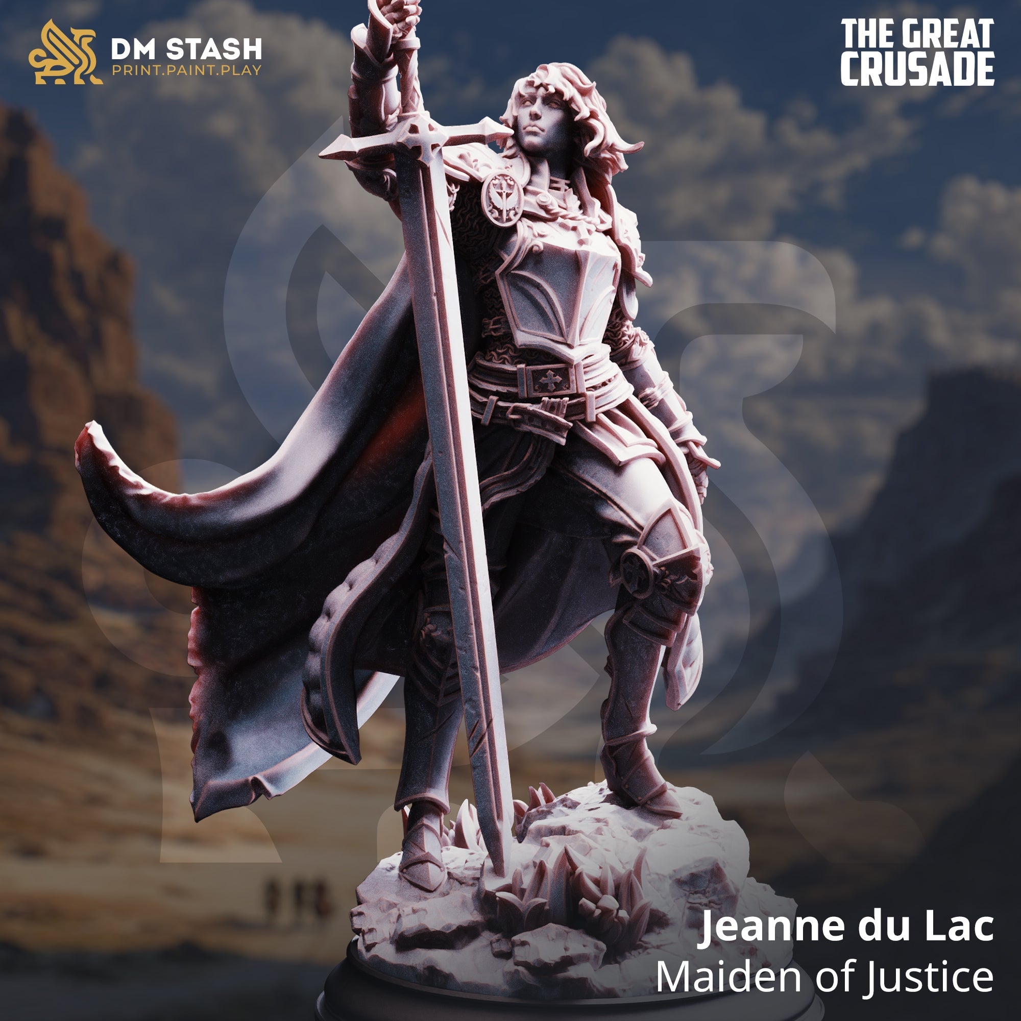 Jeanne du Lac, Maiden of Justice (Female Human Paladin) Main image