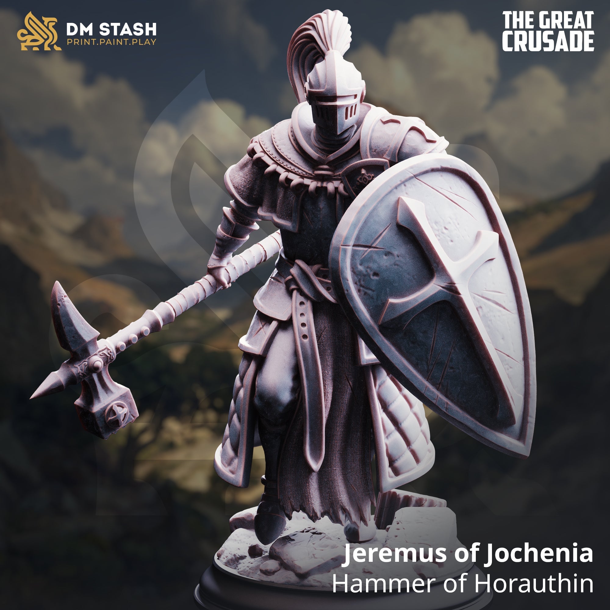 Jeremus of Jochenia, Hammer of Horauthin (Male Human Paladin)