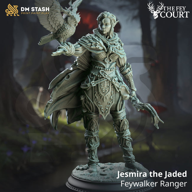 Jesmira the Jaded (Female Feywalker Elf Ranger) - Hover Image