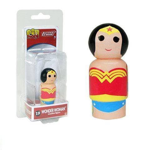 Justice League Wonder Woman Pin Mate Wooden Figure - Collectors World Toys