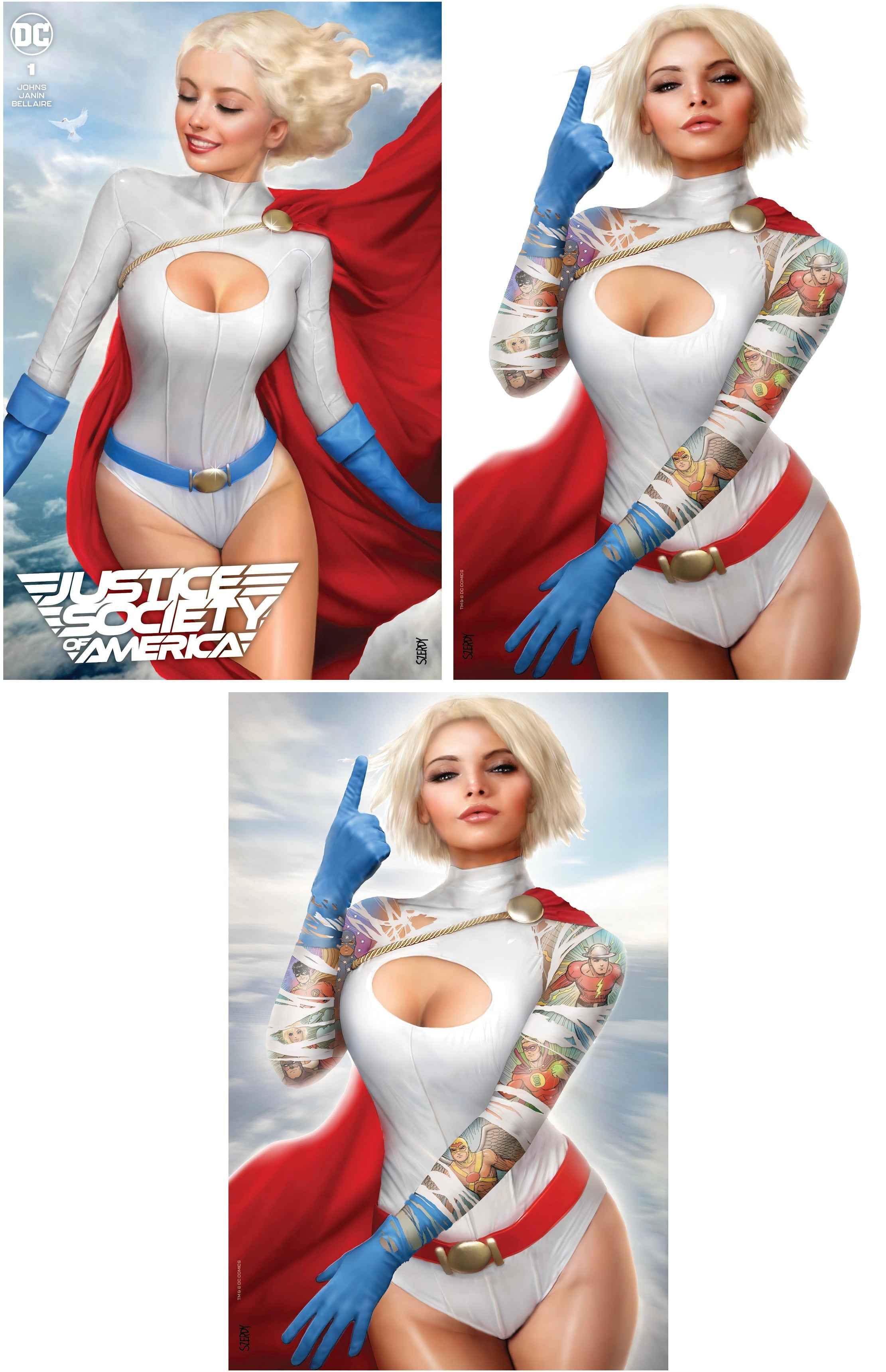 JUSTICE SOCIETY OF AMERICA #1 (NATHAN SZERDY EXCLUSIVE TRADE/VIRGIN/FOIL VARIANT)(2022) COMIC BOOK Main image