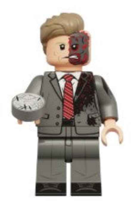 Dual Justice Custom Minifig – Split Personality Crime Boss