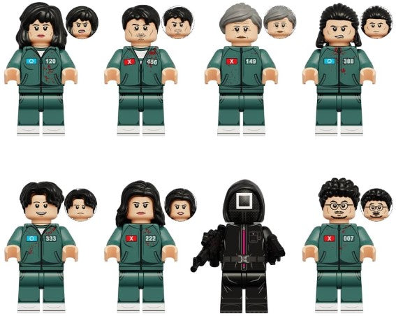 Squid Game Custom Minifig Set S3S1 (8 Figures) Main image