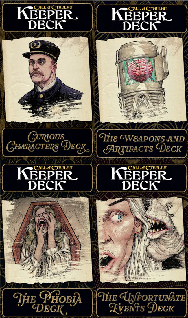 Call of Cthulhu Keeper Decks (2nd Edition) - Collectors World Toys Hover Image