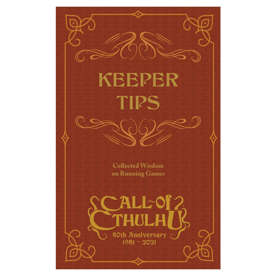 Call of Cthulhu Keeper Tips Book Main image