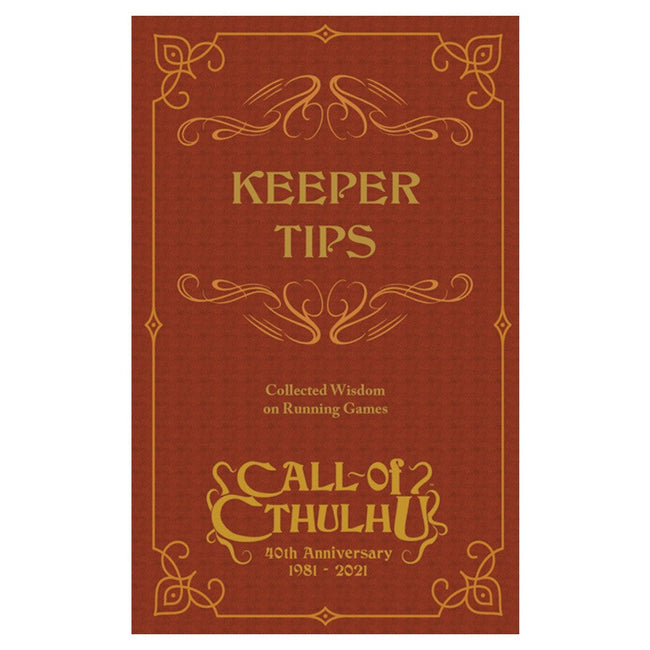 Call of Cthulhu Keeper Tips Book - Collectors World Toys Hover Image