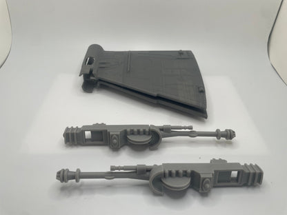 Kenner B-Wing fighter Top and Bottom & Cannons set REPRO