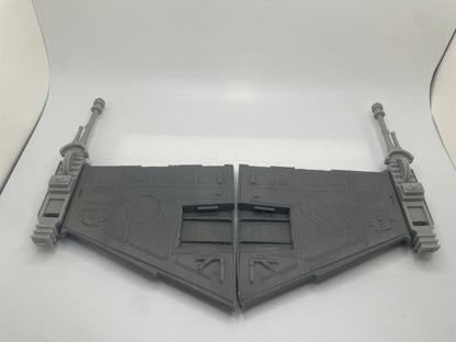 Kenner B-Wing fighter Top and Bottom & Cannons set REPRO