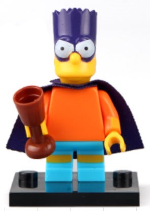 Bartman Custom Minifig - Collectors World Toys Hover Image