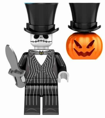 Jack Skellington Custom Minifig – The Pumpkin King Main image