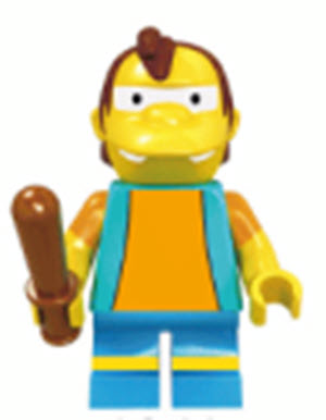 Nelson Muntz Custom Minifig - Collectors World Toys Hover Image