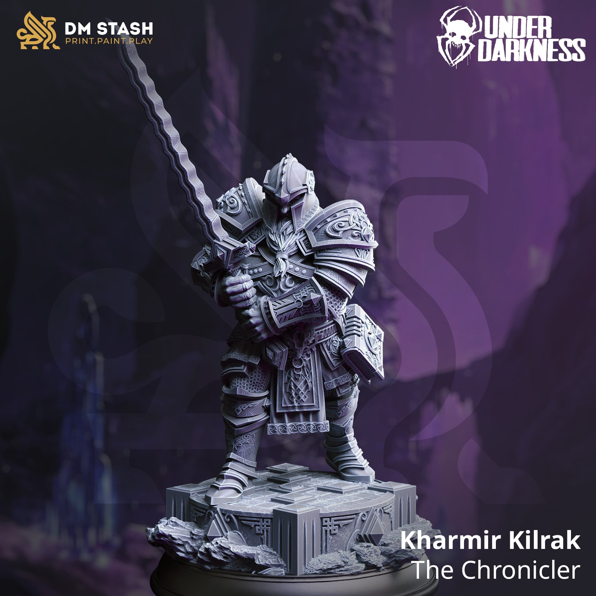 Kharmir “Lorehand” Kilrak, The Chronicler (Male Duegar Fighter) Main image
