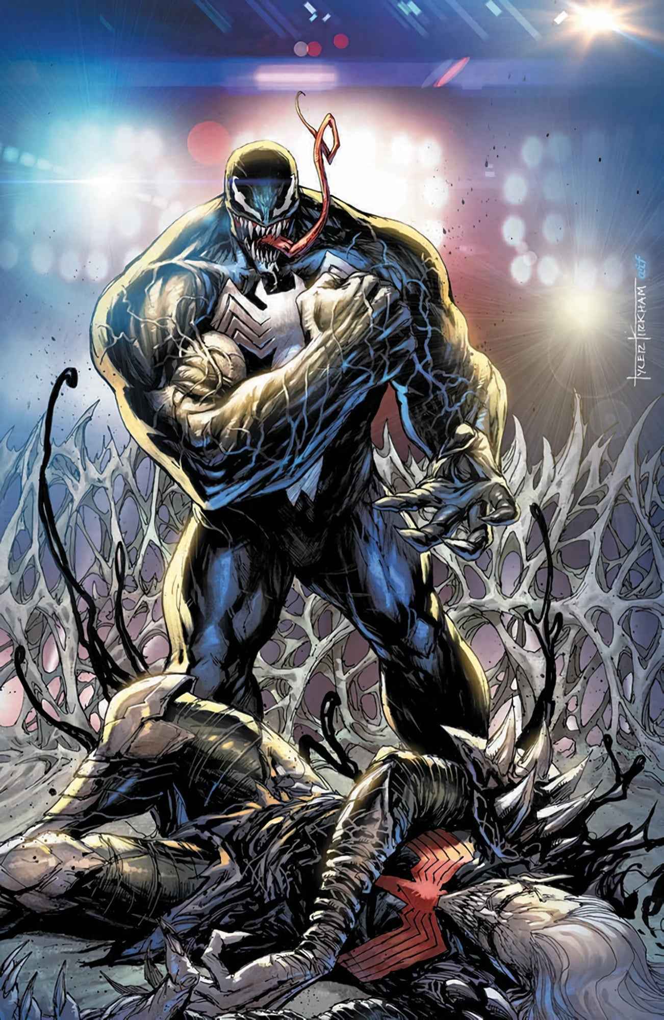 KING IN BLACK #5 (TYLER KIRKHAM EXCLUSIVE VIRGIN VARIANT) Comic ~ Marvel Comics Main image
