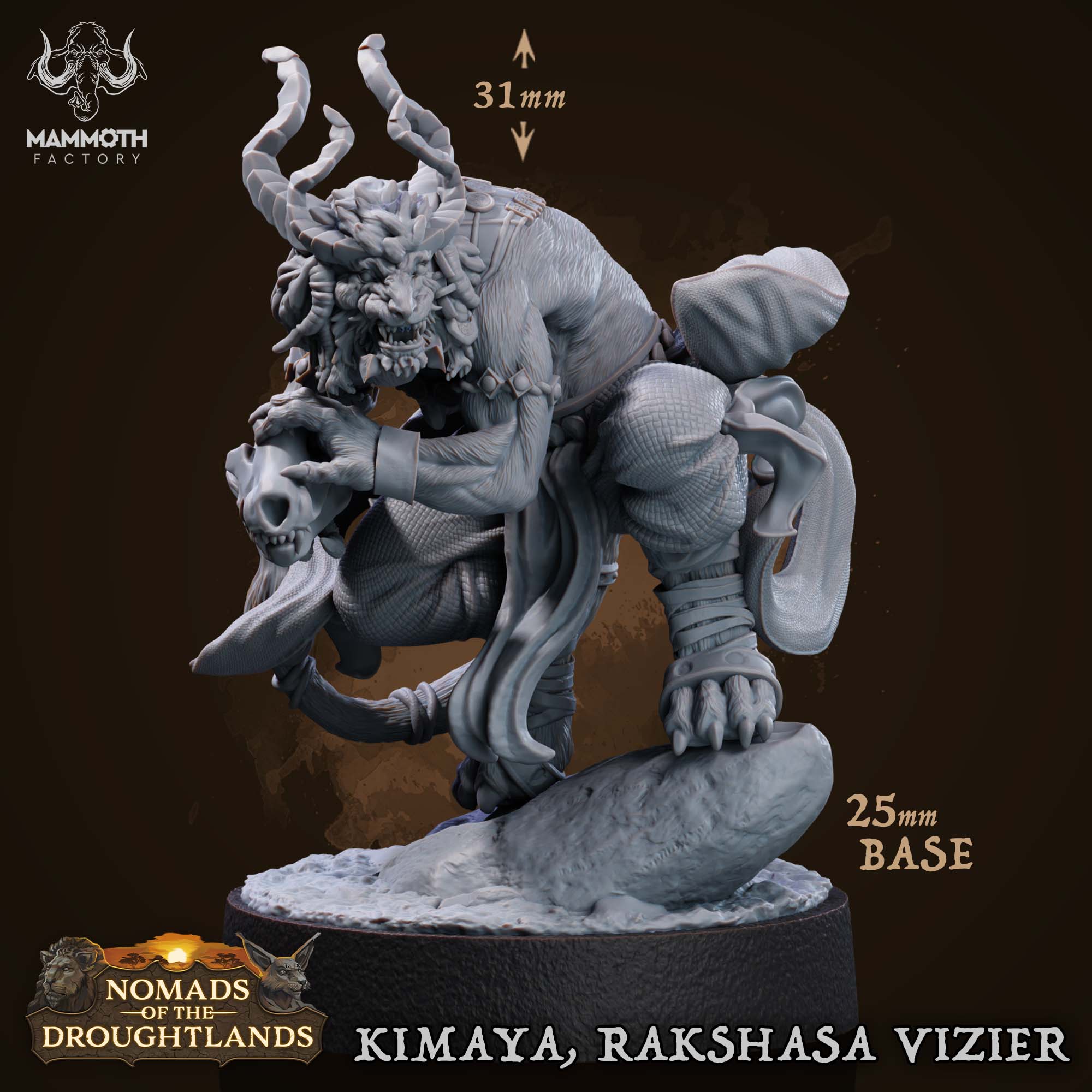 Kimaya, Rakshasa Vizir (Male Leonin Shaman) Main image