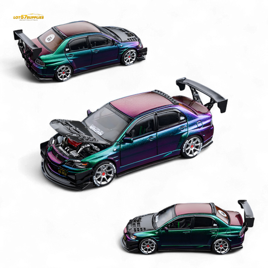 Findclassically Mitsubishi Lancer Evolution IX Chameleon With Carbon Bonnet 1:64