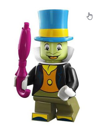 Jiminy Cricket Custom Minifig - Collectors World Toys Hover Image