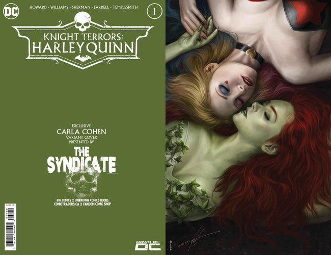 KNIGHT TERRORS: HARLEY QUINN #1 (CARLA COHEN EXCLUSIVE FOIL VIRGIN VARIANT)(2023) COMIC BOOK ~ DC Comics Main Image