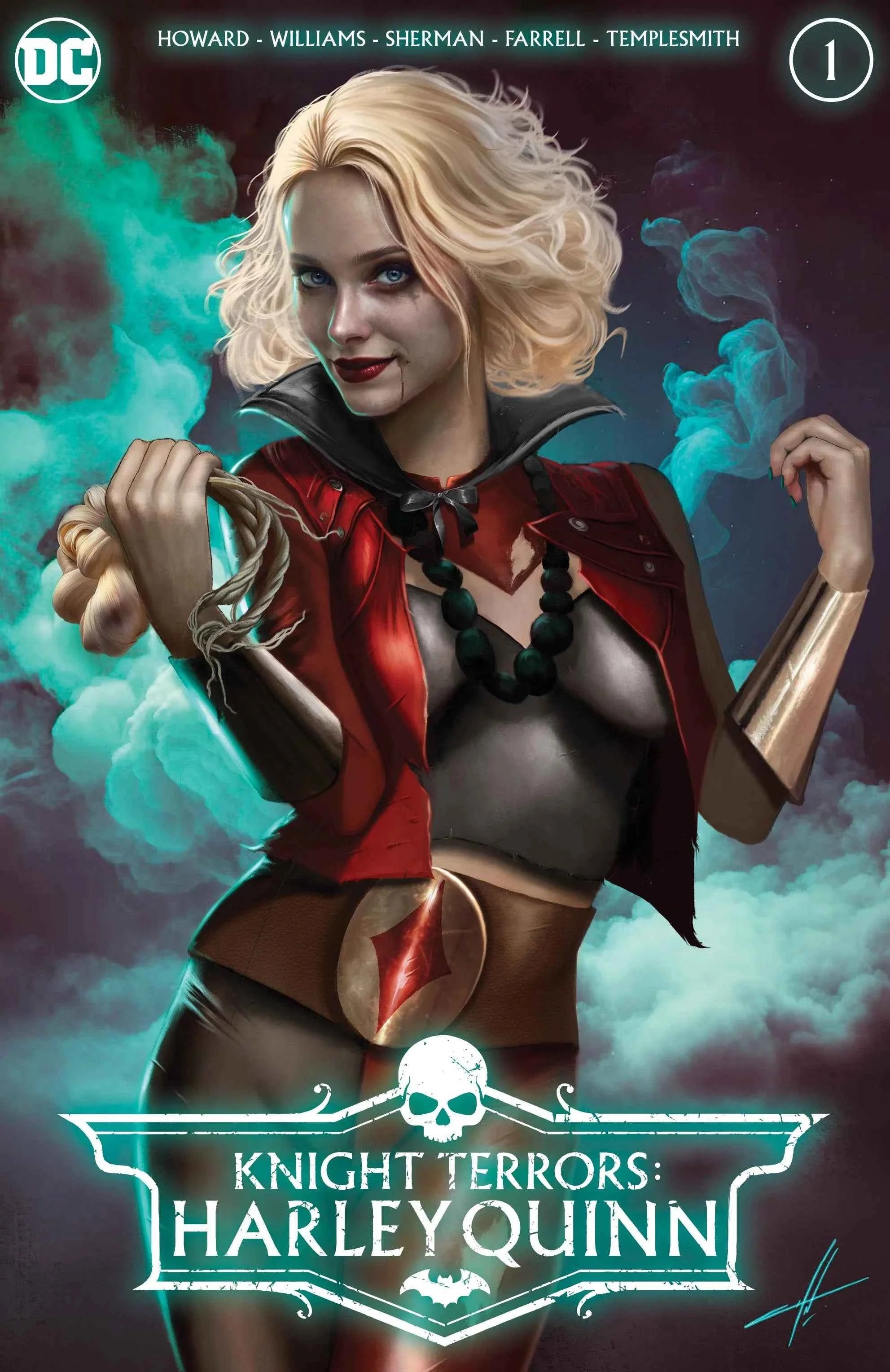 KNIGHT TERRORS: HARLEY QUINN #1 (CARLA COHEN EXCLUSIVE VARIANT)(2023) COMIC BOOK ~ DC Comics Main image