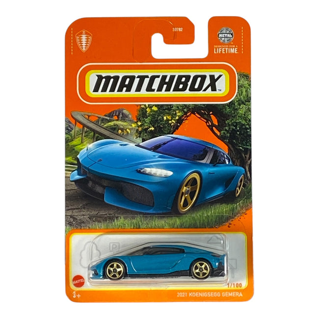 Matchbox 2021 koenigsegg Gemera - Matchbox Series 1/100 - Collectors World Toys Hover Image