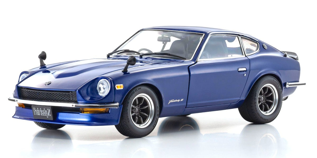 1/18 Nissan Fairlady Z-L (S30) Blue Metallic Diecast Model