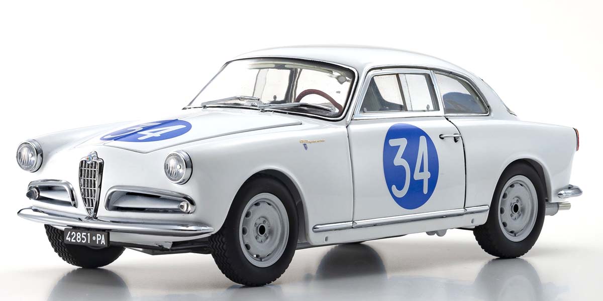 1/18 Scale Alfa Romeo Giulietta SV Targa Florio #34 Model Diecast Car