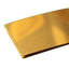 Brass Sheet: 0.005" Thick x 4" Wide x 10" Long