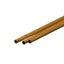 Round Brass Tube: 1/16" OD x 0.014" Wall x 12" Long