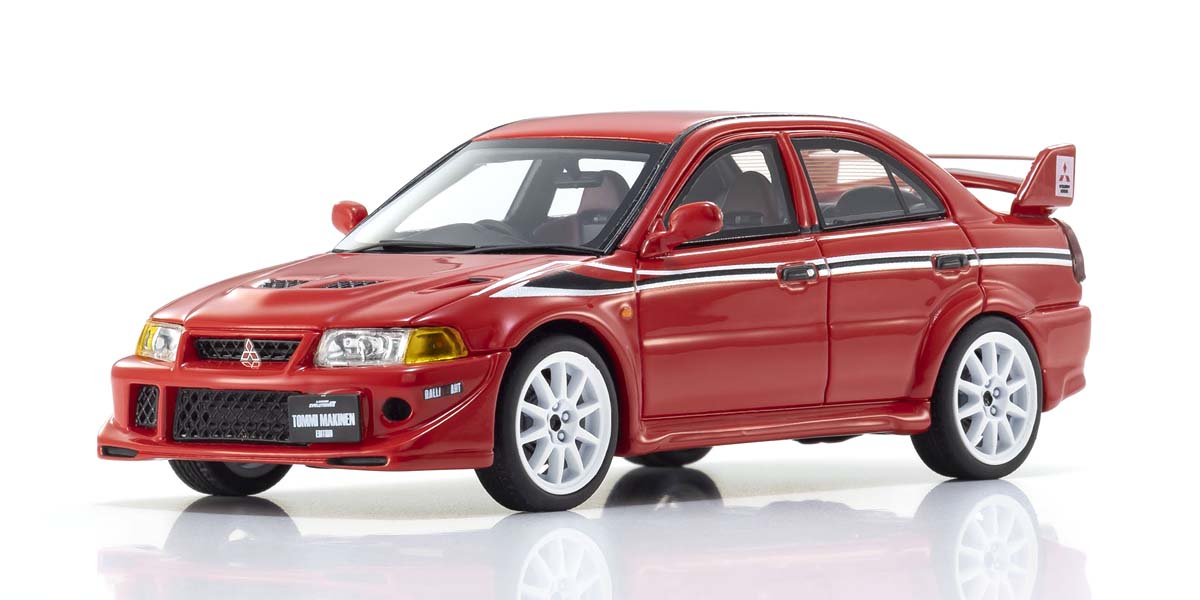 Kyosho Original Diecast 1/43 Mitsubishi Lancer Evolution VI (Red)