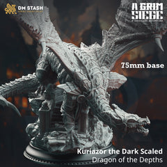 Kuriazor the Dark Scaled, Dragon of the Depths