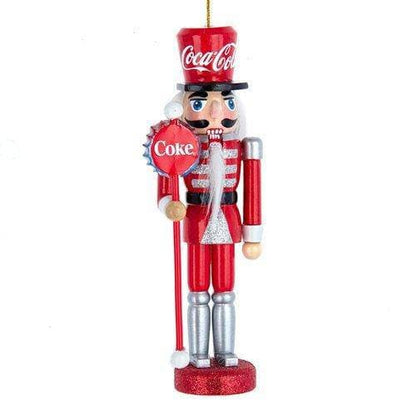 Kurt Adler - Coca Cola Ornament - Choose your Style Nutcracker 6" Wooden