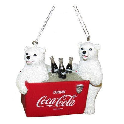 Kurt Adler - Coca Cola Ornament - Choose your Style Cubs and Cooler 2 3 4-Inch Resin