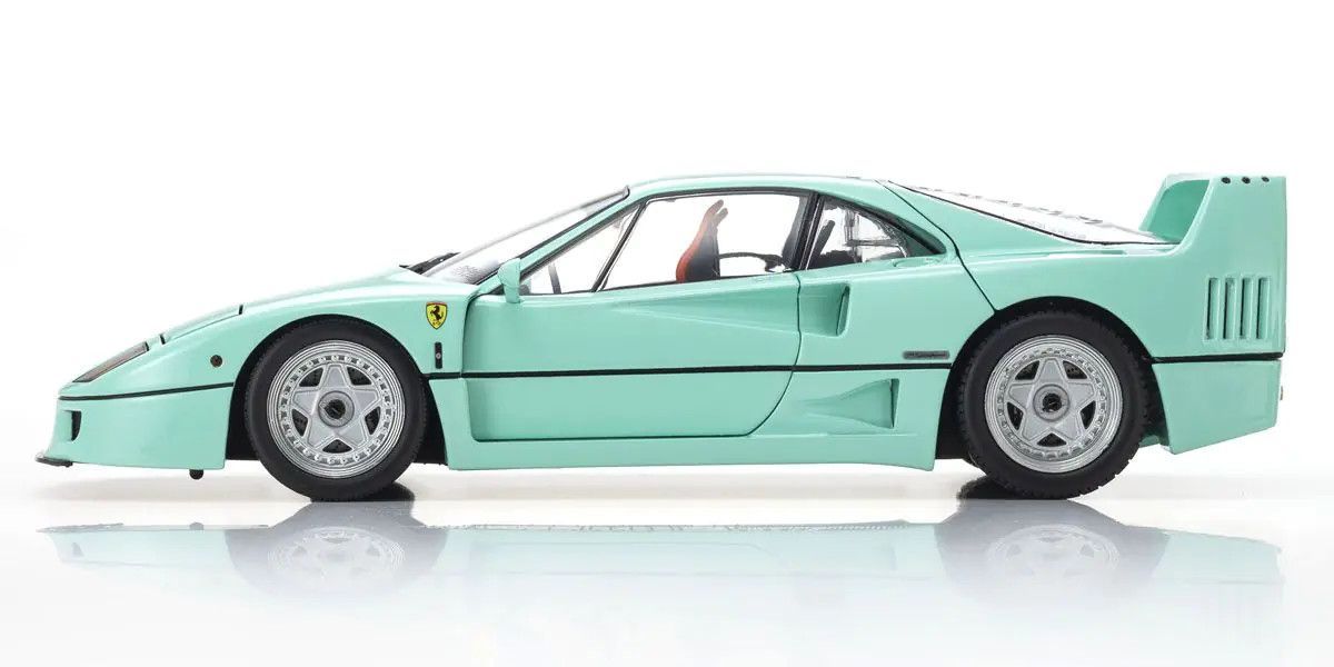 1/18 Ferrari F40 Scale Model, Mint Green