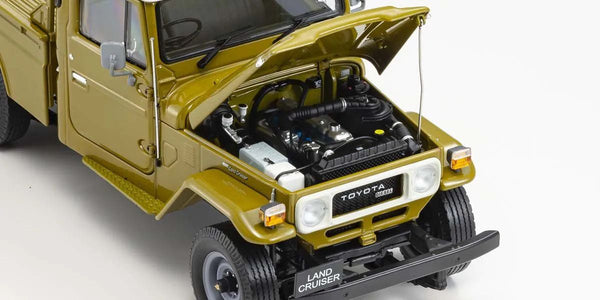 1/18 Scale Toyota Land Cruiser 40 Pickup Olive Model Diecast Car