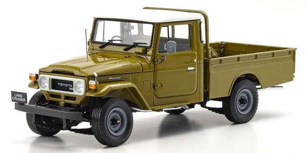 1/18 Scale Toyota Land Cruiser 40 Pickup Olive Model Diecast Car