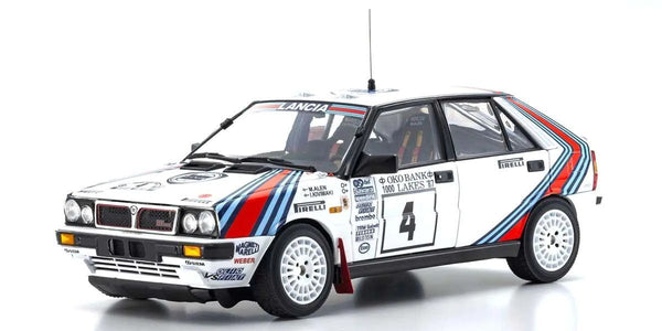 1/18 Lancia Delta HF 4WD 1000 Lakes Team Lancia 1987 #4, Die Cast Model