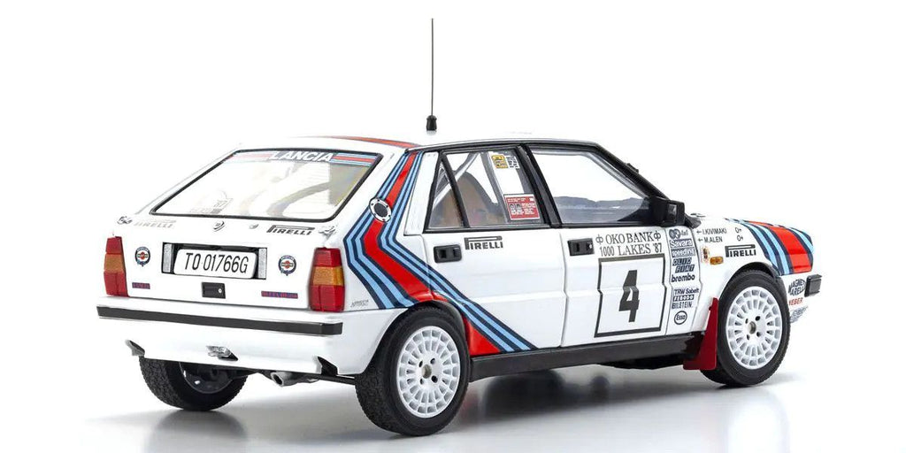1/18 Lancia Delta HF 4WD 1000 Lakes Team Lancia 1987 #4, Die Cast Model