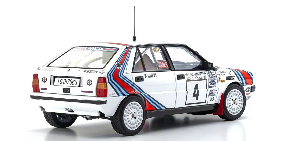 1/18 Lancia Delta HF 4WD 1000 Lakes Team Lancia 1987 #4, Die Cast Model