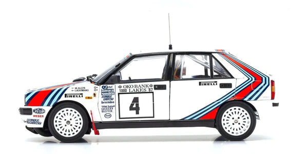 1/18 Lancia Delta HF 4WD 1000 Lakes Team Lancia 1987 #4, Die Cast Model
