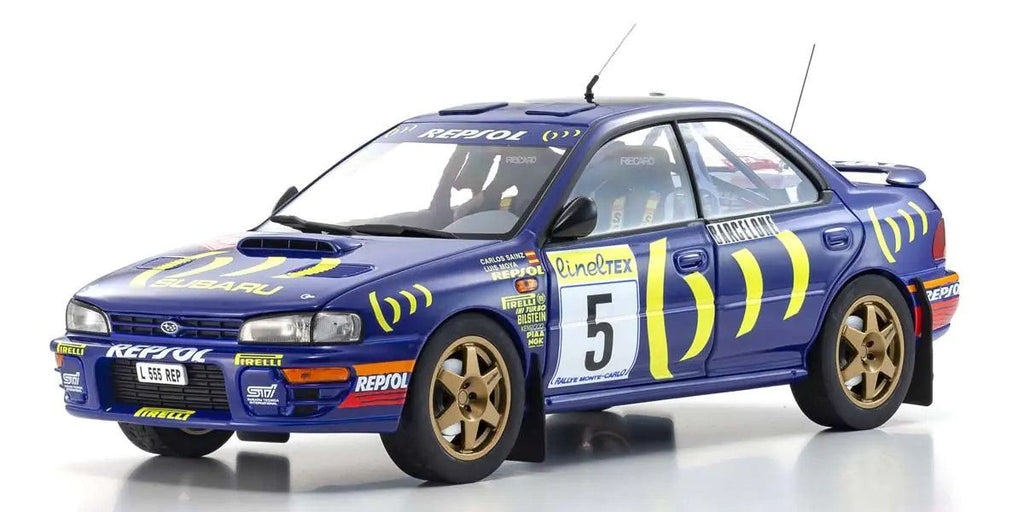 1/18 Scale Subaru Impreza 1995 Monte Carlo #5 Model Diecast Car