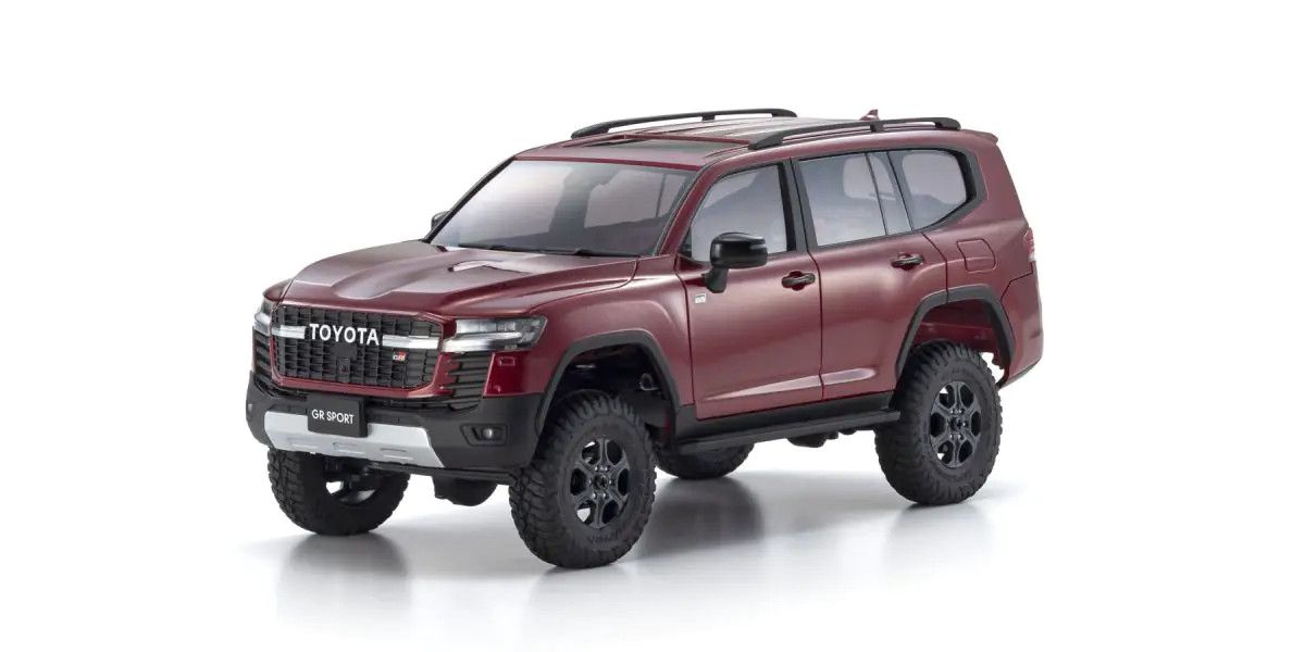 Mini-Z 4x4 Toyota Land Cruiser 300 GR Sport MX-01 Readyset, Dark Red Mica Metallic