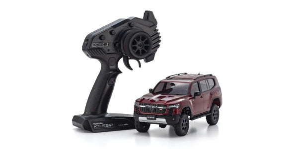 Mini-Z 4x4 Toyota Land Cruiser 300 GR Sport MX-01 Readyset, Dark Red Mica Metallic