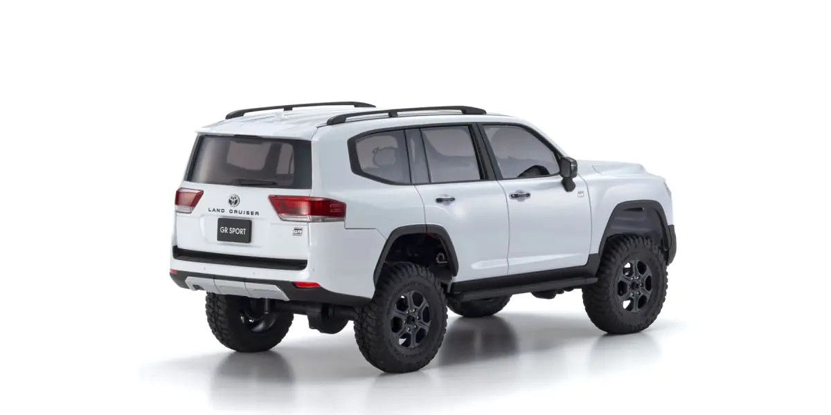 Mini-Z 4x4 Toyota Land Cruiser 300 GR Sport MX-01 Readyset, Precious White Pearl