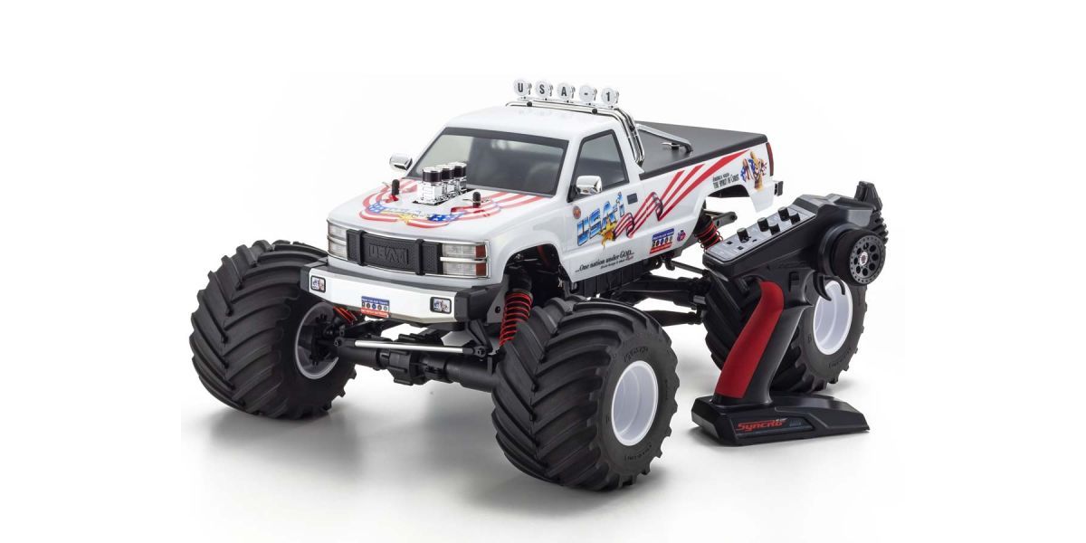 Kyosho - 1/8 Scale Radio Controlled 4WD Monster Truck USA-1 VE