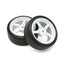 PremountedD-TireFZ02 (5-Spoke R Wheel/WH/2pcs)